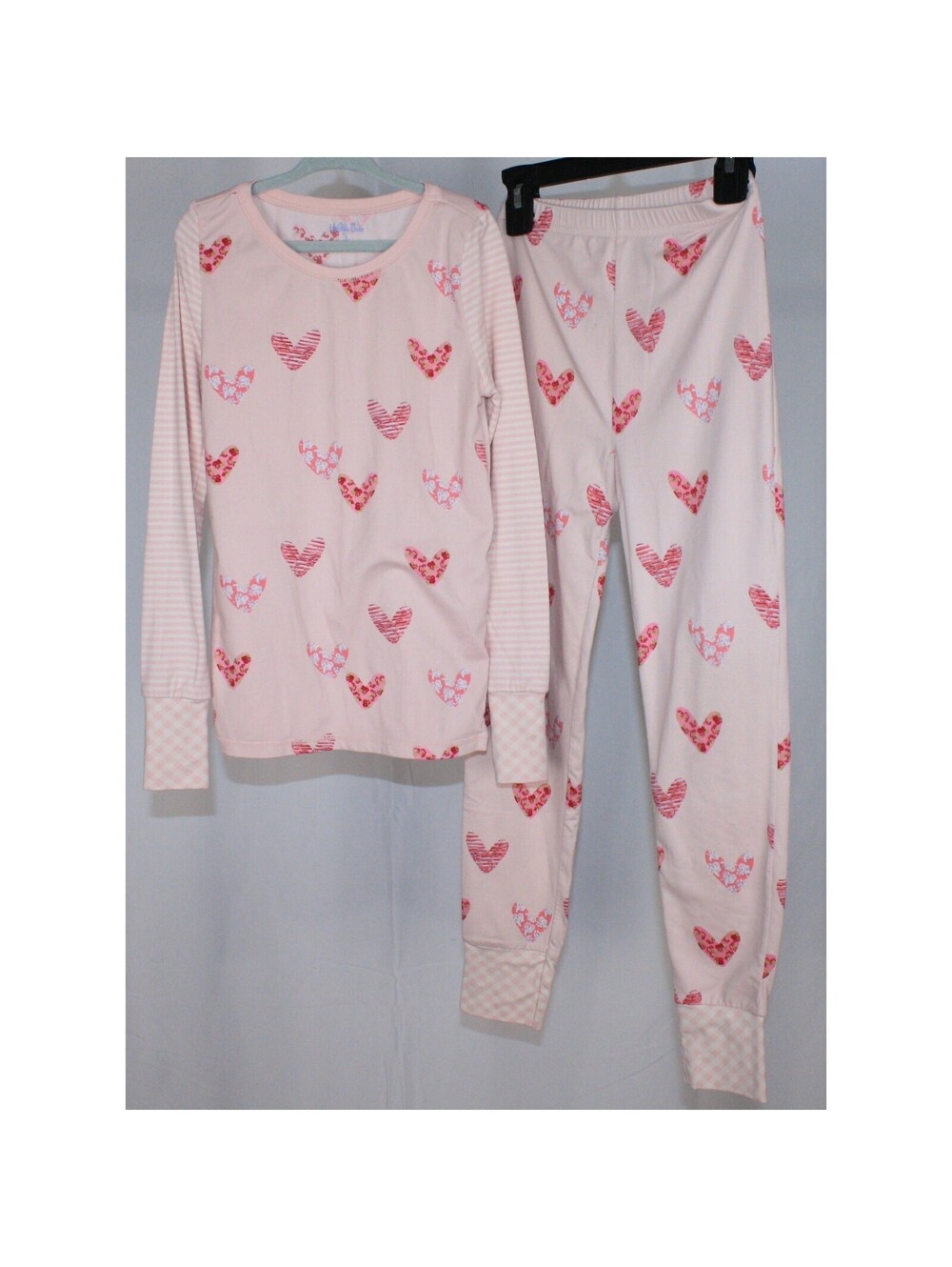 Matilda Jane Heart Pajama Set Girls Size 8 EUC